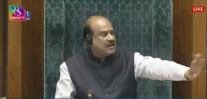 स्पीकर पर ओम बिड़ला