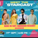 जालंधर में Dine in Sky रेस्टोरेंट की Opening 19 सितंबर दिन मंगलवार को होने जा रही है जहां *फिल्म गद्दी जांदी ऐ छलांग मारदी की प्रमौशन के लिए पंजाबी सिंगर और एक्टर एमी विर्क, बीनू ढिल्लन,माही शर्मा,जैसमीन बाजवा आदि शामिल होगे .