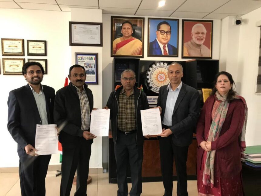 डॉ. बी आर अम्बेडकर राष्ट्रीय प्रौद्योगिकी संस्थान (एनआईटी) जालंधर के वस्त्र प्रौद्योगिकी विभाग को वस्त्र मंत्रालय, भारत सरकार से 6.78 करोड़ रुपये का अनुसंधान अनुदान मिला