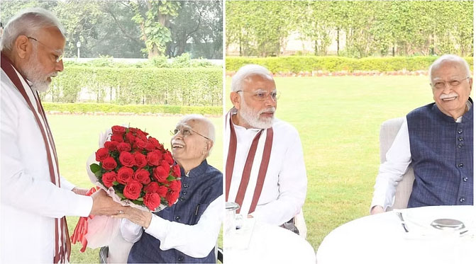 पीएम मोदी का एक्स पर पोस्ट: लालकृष्ण आडवाणी को भारत रत्न सम्मान