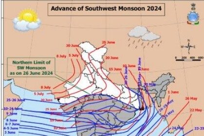 देश के पूर्वोत्तर-पश्चिमी राज्यों के कई हिस्सों में पहुंचा मानसून, IMD ने जताई भारी बारिश की संभावना