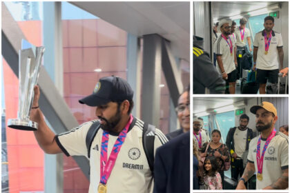 दिल्ली पहुंची विश्व कप विजेता टीम इंडिया, एयरपोर्ट पर जोरदार स्वागत
