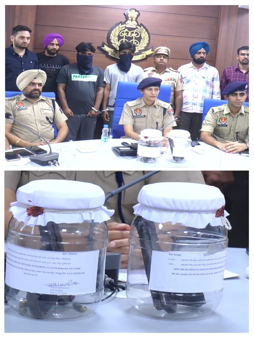 मालेरकोटला पुलिस ने हत्या के मामले में तीन युवकों को हथियारों समेत गिरफ्तार किया”