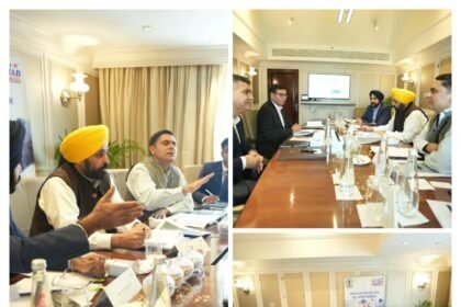 पंजाब में उद्योग विस्तार पर सीएम भगवंत मान की (TheJSWGroup) के अधिकारियों संग अहम बैठक, राजपुरा में 1600 करोड़ के निवेश पर चर्चा**