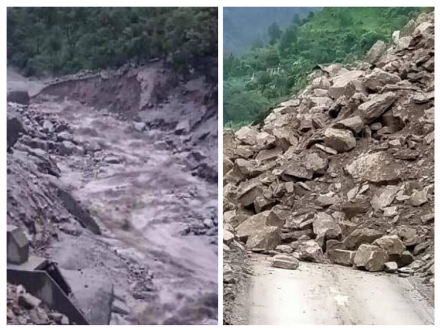 हिमाचल घुमने जाने वालो के लिए जरूरी खबर,हिमाचल प्रदेश में भूस्खलन से 142 सड़कें बंद, चार दिन भारी बारिश का अलर्ट