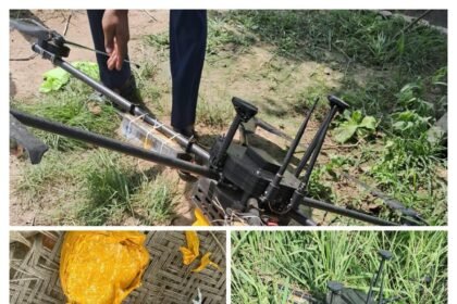 अमृतसर ग्रामीण पुलिस की बड़ी सफलता: 10 किलो हेरोइन जब्त, पाकिस्तान से ड्रोन के जरिए तस्करी की कोशिश नाकाम”