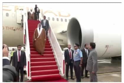 भारत दौरे पर अबू धाबी के क्राउन प्रिंस शेख खालिद का भव्य स्वागत, द्विपक्षीय संबंधों में नया अध्याय”