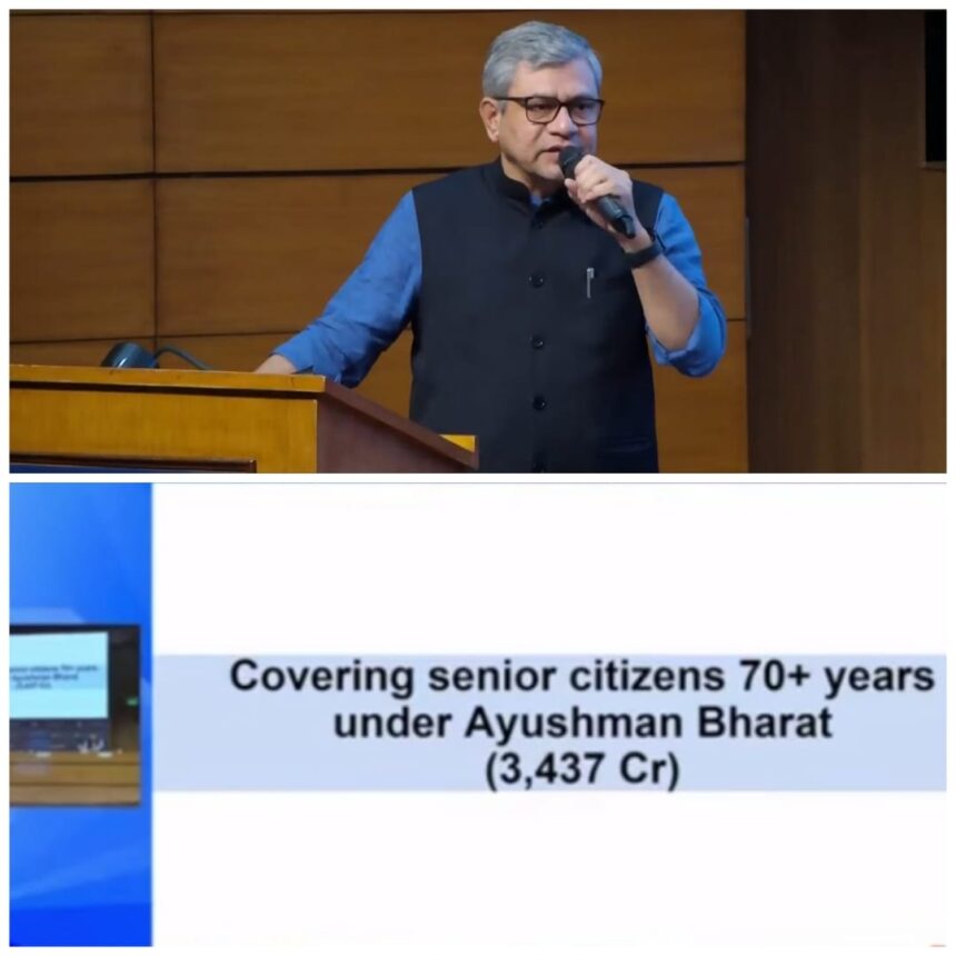 70 वर्ष से अधिक उम्र के वरिष्ठ नागरिकों को मिलेगा 5 लाख तक का स्वास्थ्य कवरेज: केंद्रीय मंत्रिमंडल का ऐतिहासिक फैसला”