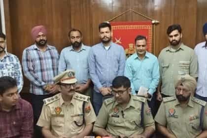 मोगा पुलिस ने ब्लाइंड मर्डर की गुत्थी कुछ घंटों में सुलझाई, तीन आरोपी गिरफ्तार”