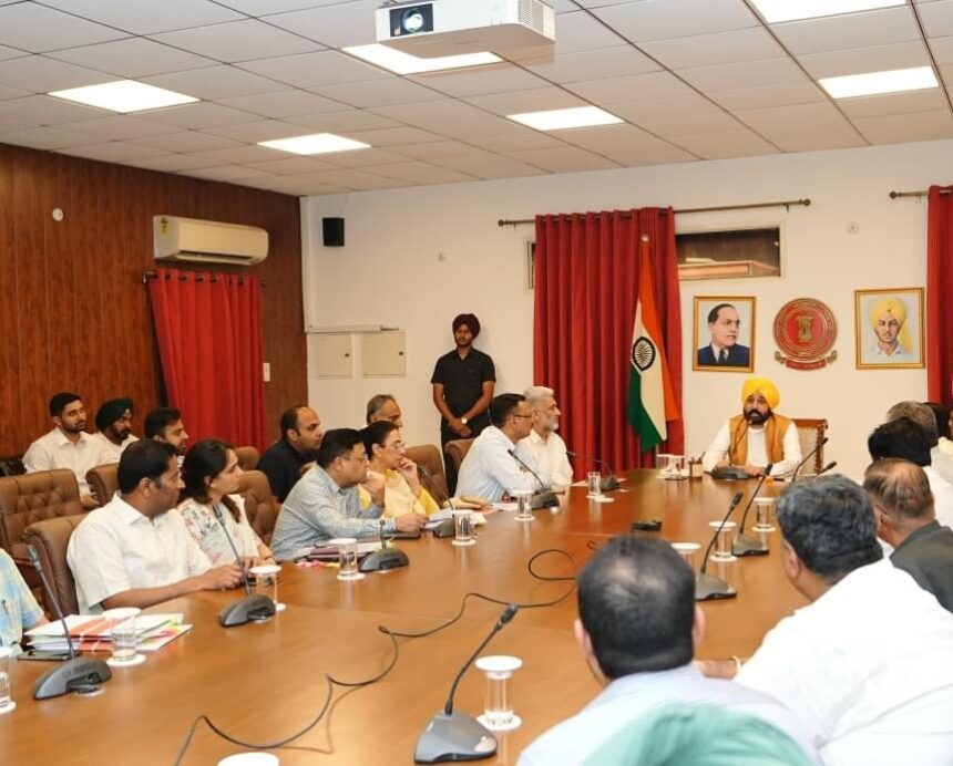 धान खरीद को लेकर तैयार पंजाब सरकार, मुख्यमंत्री भगवंत मान ने की अधिकारियों संग अहम बैठक**
