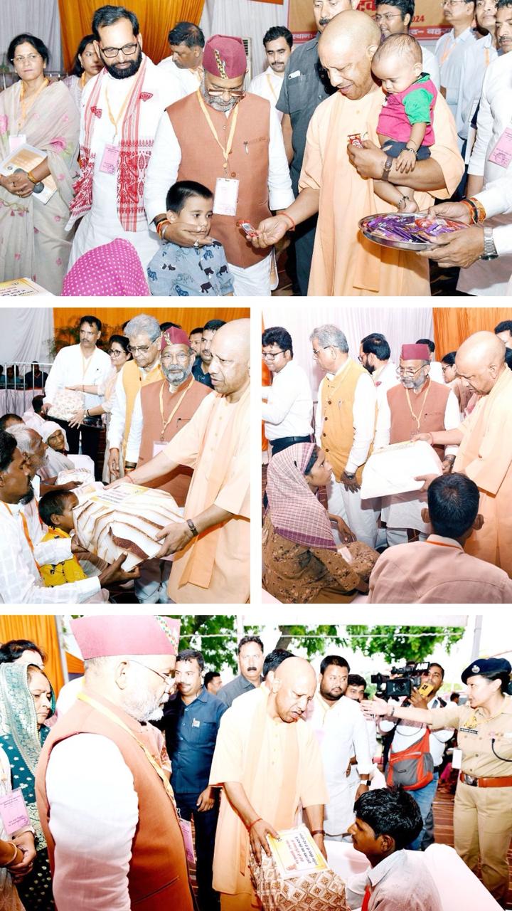 मुख्यमंत्री योगी आदित्यनाथ ने बहराइच में बाढ़ और भेड़ियों के हमलों से प्रभावित परिवारों को दी राहत, सुरक्षा के निर्देश जारी.9
