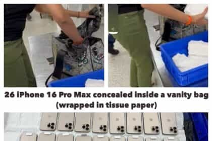 दिल्ली एयरपोर्ट पर कस्टम विभाग की बड़ी कार्रवाई, 26 आईफोन 16 प्रो मैक्स के साथ महिला यात्री गिरफ्तार”