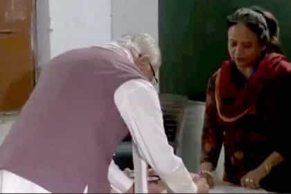 हरियाणा की 90 विधानसभा सीटों पर वोटिंग शुरू, मनोहर लाल खट्टर ने डाला पहला वोट