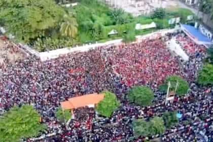 बांग्लादेश में हिंदुओं का प्रदर्शन: चटगांव में निकाली विशाल रैली