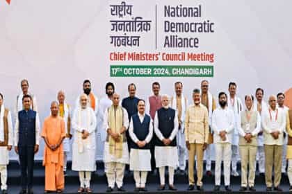 चंडीगढ़ में हुई एनडीए चीफ मिनिस्ट्रर काउंसिल की बैठक