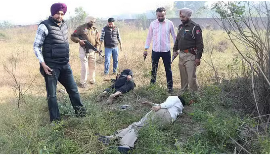 जालंधर कैंट इलाके में पुलिस और लाॅरेंस गैंग के गुर्गों के बीच