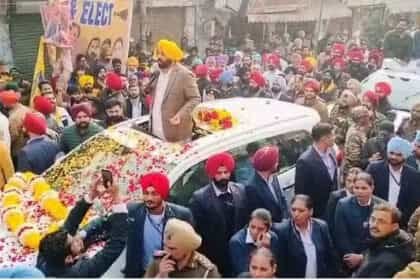 सीएम मान का निकाय चुनाव के प्रचार के लिए रोड शो, बोले- लुधियाना मेरी कर्मभूमि, यहीं से की करियर की शुरुआत