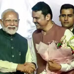 महाराष्ट्र की राजनीति : देवेंद्र फडणवीस ने तीसरी बार ली सीएम पद की शपथ; एकनाथ शिंदे और अजित पवार बने डिप्टी सीएम