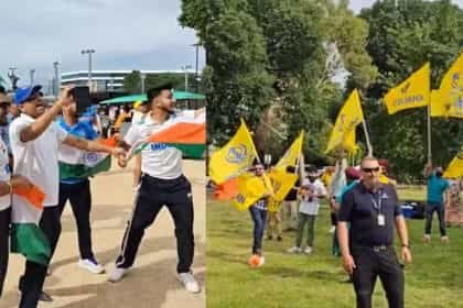 भारतीय प्रशंसकों की खालिस्तानी समर्थकों से भिड़ंत : MCG के बाहर खालिस्तानी समर्थकों ने किया तिरंगे का अपमान, भारतीय फैंस ने दिया मुंहतोड़ जवाब