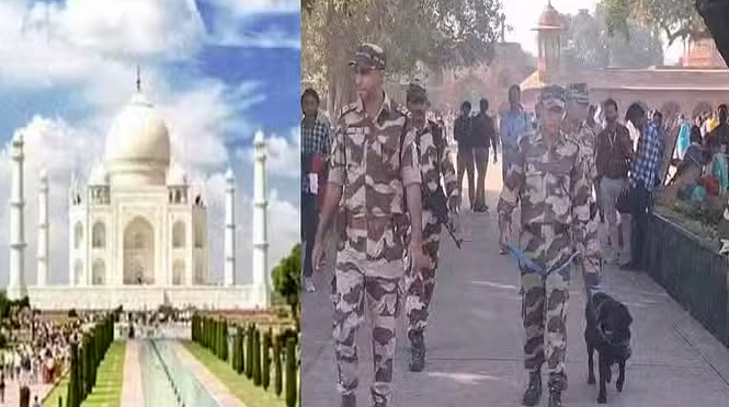  ताजमहल को बम से उड़ाने की मिली धमकी:धमकी भरा ई-मेल आने के बाद ताज पर पुलिस अलर्ट
