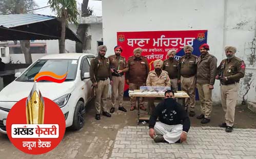 जालंधर देहात पुलिस द्वारा रॉकी फाजिल्का का गैंग चलाने वाला गैंगस्टर गुरविंदर सिंह गिरफ्तार