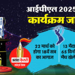 आईपीएल के टूर्नामेंट के 18वें सत्र का आगाज 22 मार्च से होगा