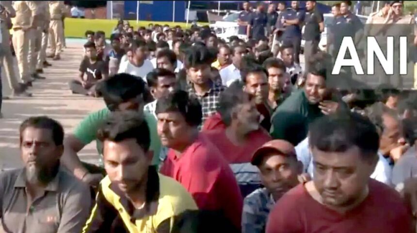 गुजरात में घुसपैठियों पर बड़ी कार्रवाई: 500 से ज्यादा विदेशी गिरफ्तार