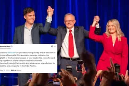 एंथनी अल्बनीज फिर बनेंगे ऑस्ट्रेलिया के प्रधानमंत्री, पीएम मोदी ने एंथनी अल्बनीज  को ऐतिहासिक जीत के लिए दी बधाई