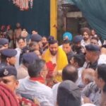 हरियाणा मुख्यमंत्री नायब सिंह सैनी का पंजाब में विरोध : ‘पानी चोर मुर्दाबाद’ के लगे नारे