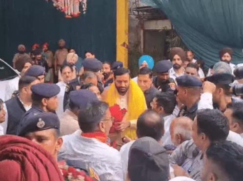 हरियाणा मुख्यमंत्री नायब सिंह सैनी का पंजाब में विरोध : ‘पानी चोर मुर्दाबाद’ के लगे नारे