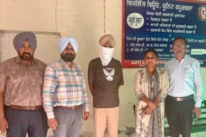 सब इंस्पेक्टर को 2,000 रुपए रिश्वत लेने के आरोप में विजिलेंस ब्यूरो ने किया गिरफ्तार