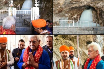 बाबा बर्फानी अमरनाथ यात्रा का शुभारंभ : उपराज्यपाल मनोज सिन्हा  ने की प्रथम पूजा