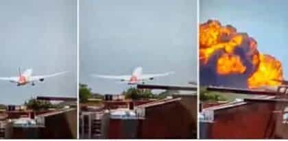 अहमदाबाद प्लेन क्रैश: हादसे के बाद विचलित कर रहा मंजर, सड़कों पर बिखरीं लाशें, देखिए  हादसे की भयावह तस्वीरें