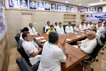 राहुल गांधी चंडीगढ़ पहुंचे: हरियाणा कांग्रेस की राजनीति का रोडमैप पर चर्चा शुरू