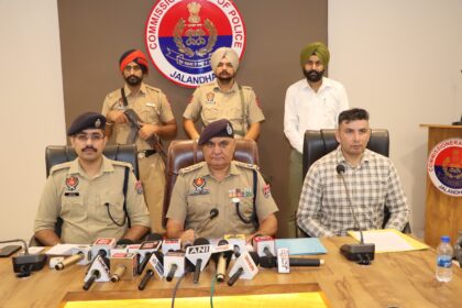 जालंधर फायरिंग केस में पुलिस को बड़ी सफलता, एक आरोपी गिरफ्तार, पिस्तौल व जिंदा कारतूस बरामद