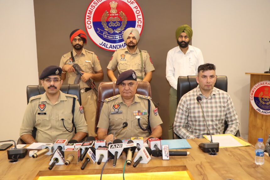जालंधर फायरिंग केस में पुलिस को बड़ी सफलता, एक आरोपी गिरफ्तार, पिस्तौल व जिंदा कारतूस बरामद
