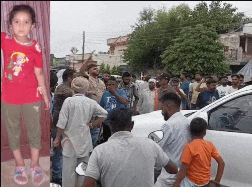 जालंधर में 4 साल की बच्ची की बस की चपेट में आने से मौत :परिजनों ने हाईवे किया जाम
