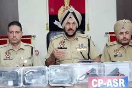 पंजाब में शांति और सौहार्द बिगाड़ने की बड़ी साजिश टली : 5 ग्लॉक पिस्टल, 4 मैगजीन और एक मोटरसाइकिल बरामद