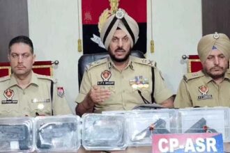 अमृतसर पुलिस को बड़ी कामयाबी: अवैध हथियार तस्करी के दो मॉड्यूल का भंडाफोड़, पाकिस्तान से मंगवाए थे ग्लॉक पिस्टल, चार आरोपी गिरफ्तार