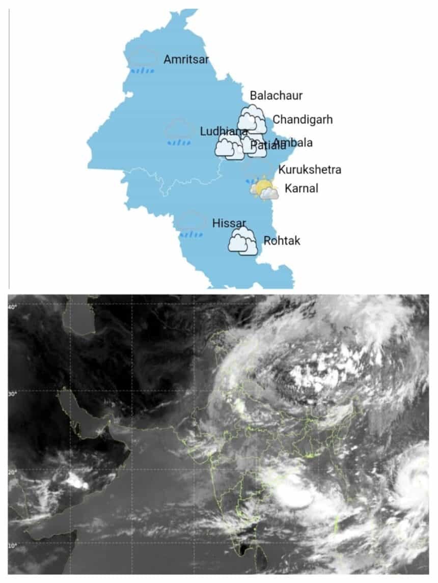 जालंधर सहित पंजाब के कई जिलों में भारी बारिश का अलर्ट, मौसम विभाग ने जारी की चेतावनी