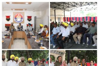 कमिश्नरेट पुलिस जालंधर ने भावपूर्ण विदाई दी सेवानिवृत्त हुए 6 पुलिस अधिकारियों को