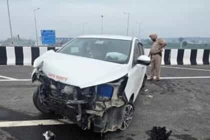 लुधियाना से आप विधायक राजिंद्रपाल कौर छीना की कार डिवाइडर से टकराई, गंभीर घायल