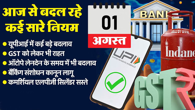 अगस्त माह की पहली तारीख: आज से क्या-क्या बदलेगा…. आइये जानते हैं ऐसे बदलावों के बारे में जो आपकी जेब पर असर डालेंगे