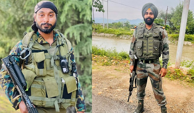 रक्षाबंधन के दिन आई दुखद खबर : जम्मू-कश्मीर के कुलगाम जिले के अलख इलाके जंगल में आतंकियों से मुठभेड़ के दौरान पंजाब के दो जवान शहीद