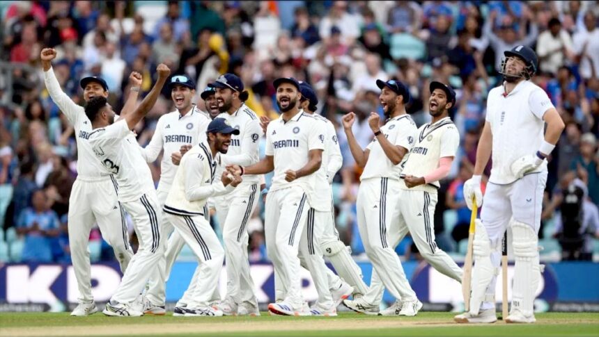 ओवल के ऐतिहासिक मैदान पर टीम इंडिया ने अपनी एक और जीत की यादगार कहानी जोड़ी, ओवल टेस्ट में रोमांचक जीत के साथ ड्रॉ की सीरीज
