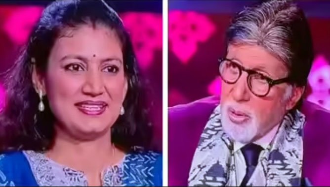 कौन बनेगा करोड़पति की हॉट सीट पर पंजाब के अमृतसर की इकनोमिक्स ट्यूटर आरती शर्मा , कुछ ऐसी बात बोली कि बिग बी रह गए हक्के-बक्के