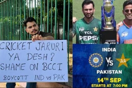 भारत-पाक मैच पर राजनीति गरमाई :  सीएम मान बोले- फिल्म बैन, फिर पाक से मैच क्यों?, केजरीवाल ने कहा- यह देश से गद्दारी