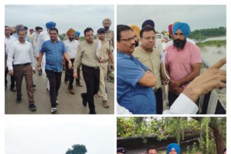सुल्तानपुर लोधी में मुख्य सचिव के.ए.पी. सिन्हा ने बाढ़ प्रभावित क्षेत्रों का किया दौरा, राहत कार्यों की समीक्षा