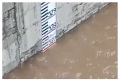 रणजीत सागर डैम का पानी खतरे के निशान के करीब, प्रशासन ने लोगों को किया सतर्क