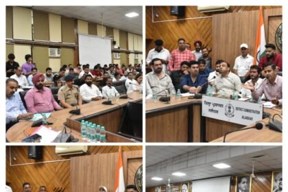 चेयरमैन और डिप्टी कमिश्नर ने भगवान वाल्मीकि जी महाराज के प्रकाश उत्सव समारोह की तैयारियों का लिया जायजा